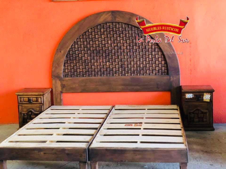 RECAMARA KING SIZE MODELO ARCO PETATIO (4 PIEZAS)