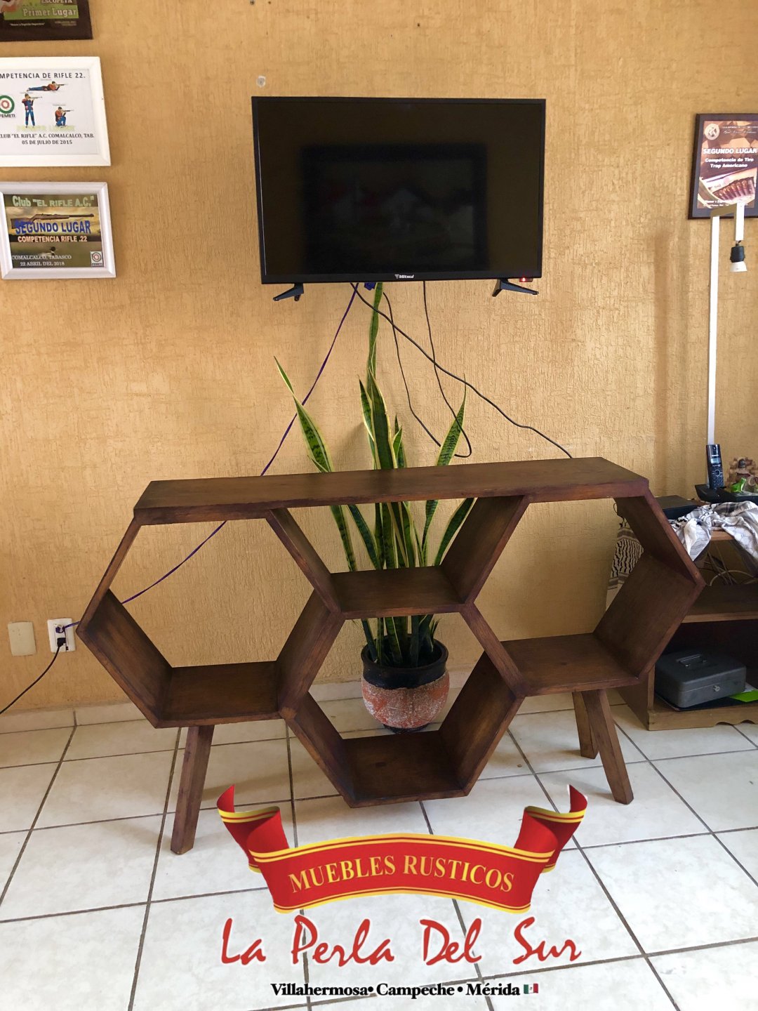 PORTA TV HEXAGONAL - Imagen 2