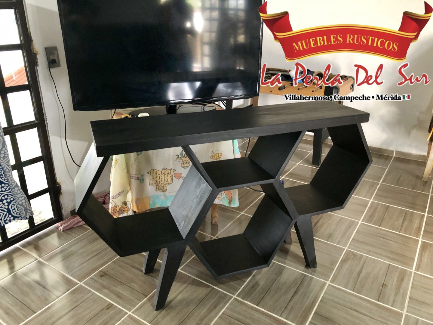 PORTA TV HEXAGONAL - Imagen 3