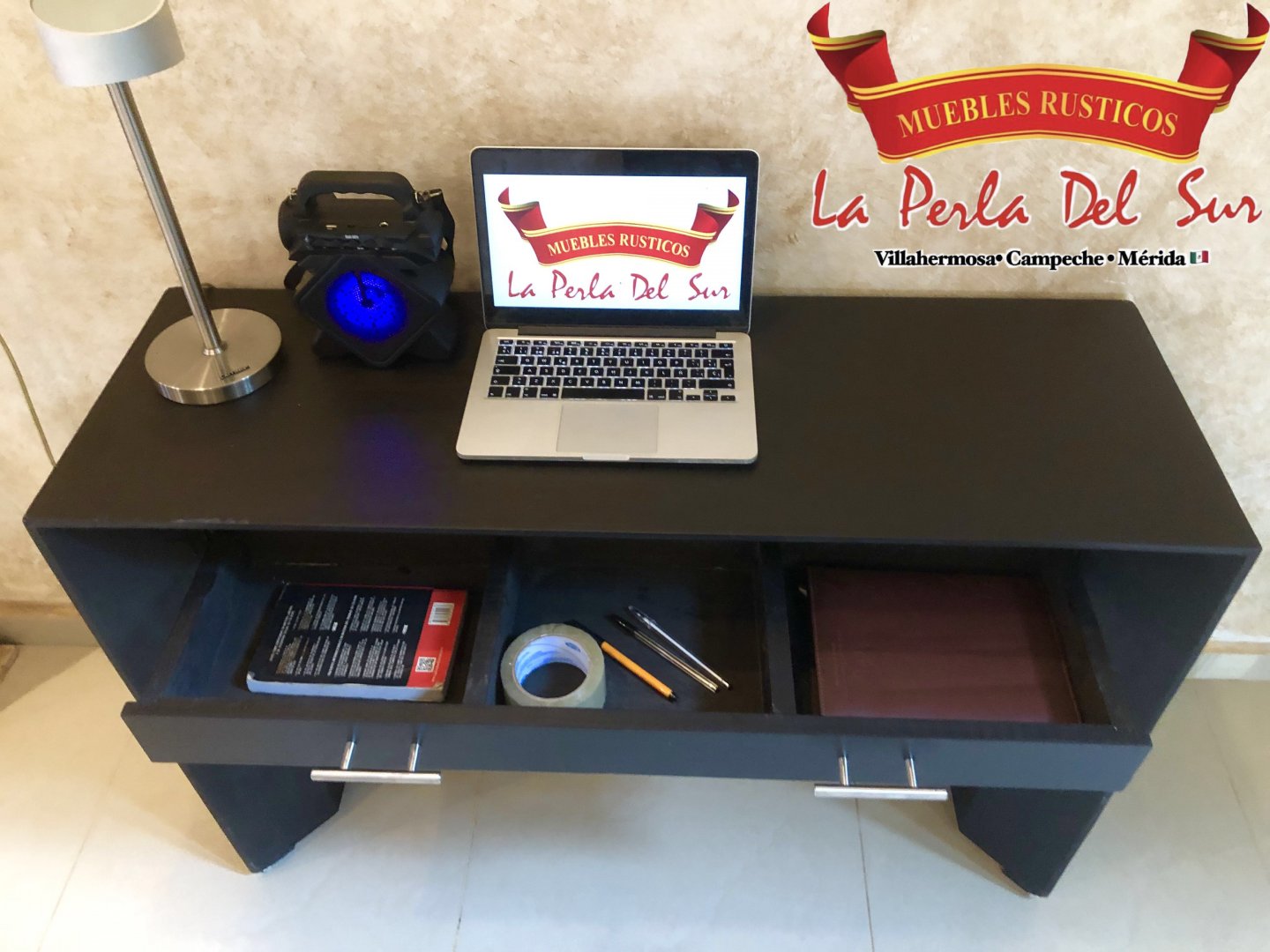 ESCRITORIO MINIMALISTA GRANDE DE 1 CAJON. - Imagen 7