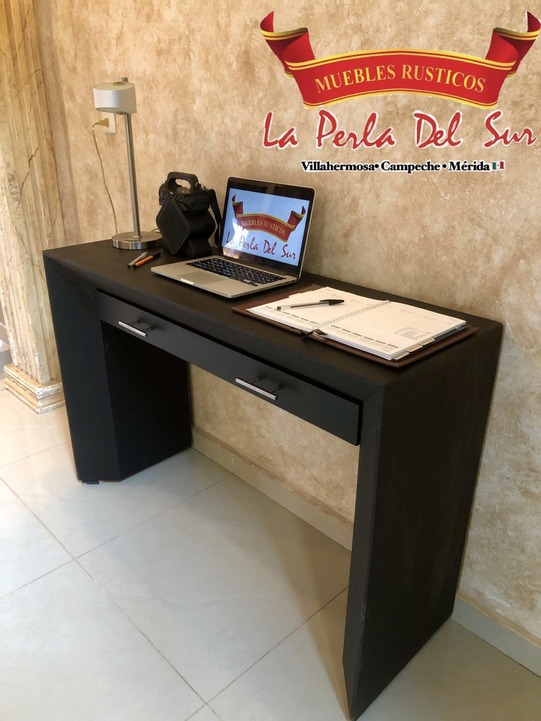 ESCRITORIO MINIMALISTA GRANDE DE 1 CAJON. - Imagen 4