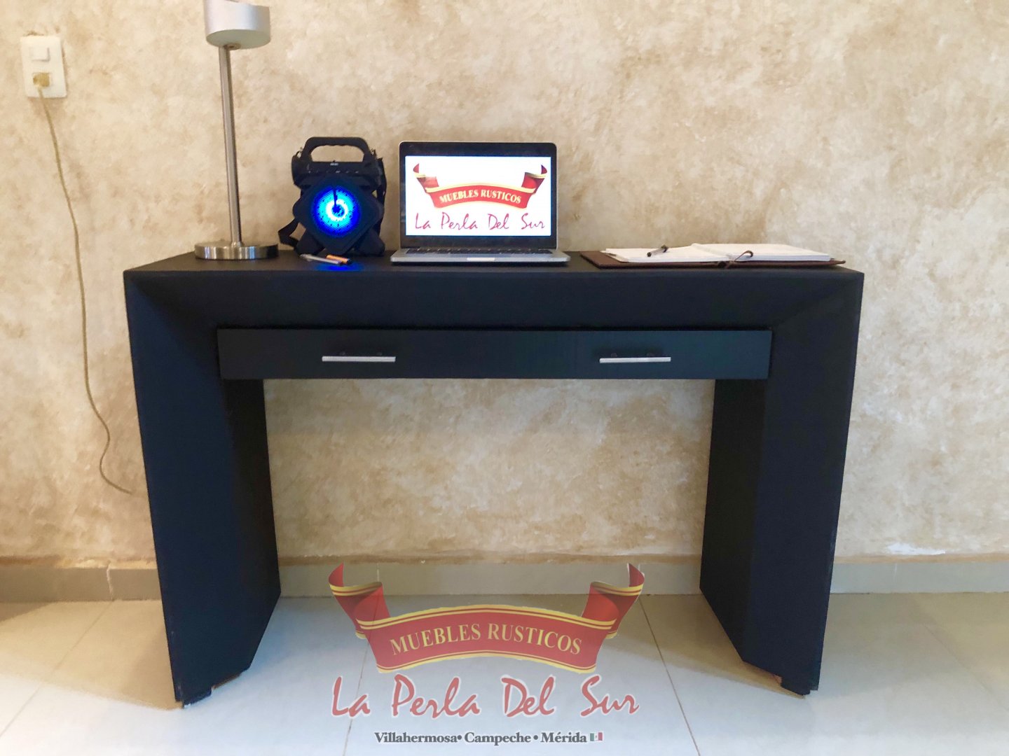 ESCRITORIO MINIMALISTA GRANDE DE 1 CAJON.