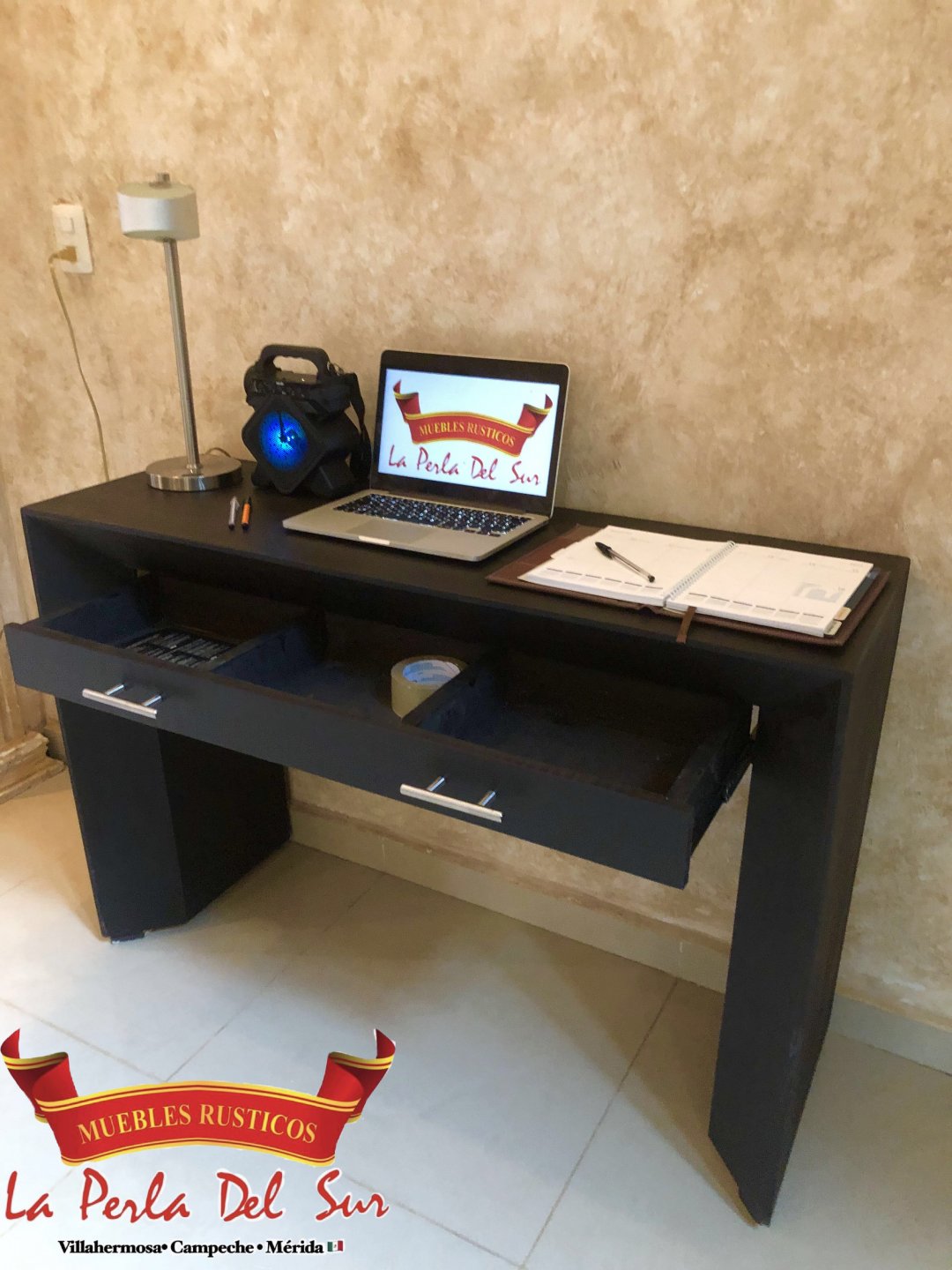 ESCRITORIO MINIMALISTA GRANDE DE 1 CAJON. - Imagen 2