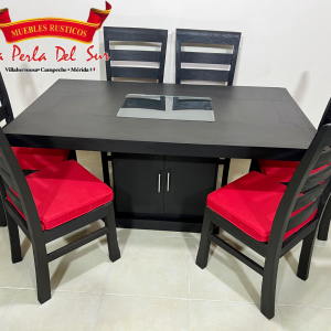 COMEDOR DE 6 SILLAS, CUBO BASIC. "MOD"