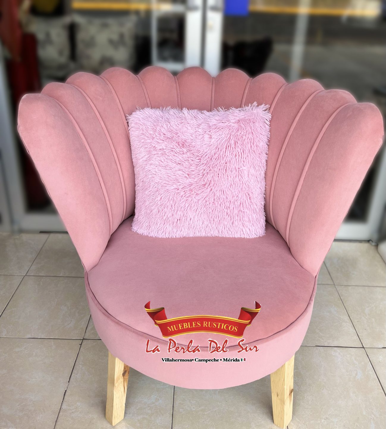 SILLON PERLA COLOR MAQUILLAJE