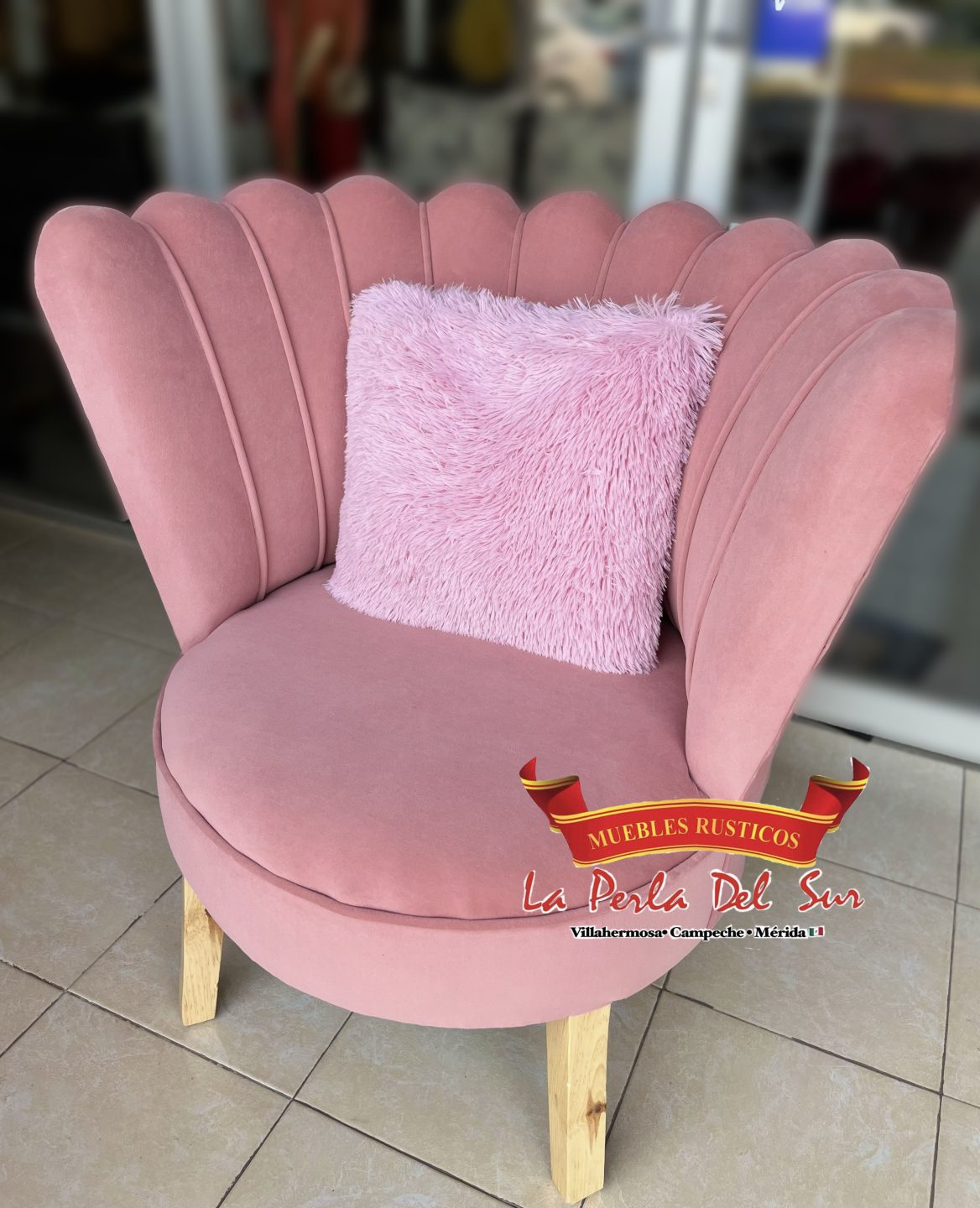 SILLON PERLA COLOR MAQUILLAJE - Imagen 2
