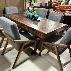 COMEDOR DE X MODELO ÁFRICA 6 SILLAS